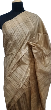 Pure Tussar Silk print saree
